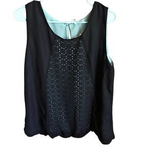 Sami Jo size 1X sleeveless black top New with tags women’s